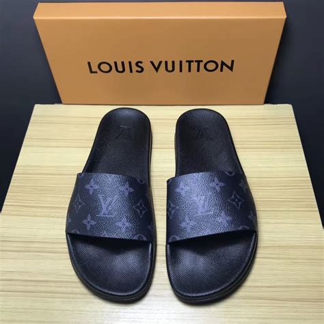 lv men sandal|lv slippers men's.